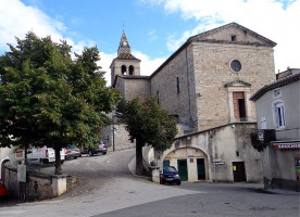 Centre village de Laurac en Vivarais