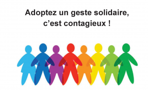 Adoptez un geste solidaire, c'est contagieux